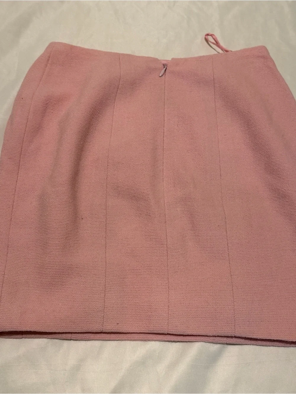 CHANEL Mauve Pink Tailored Mini Skirt, Sz 6, pre-owned